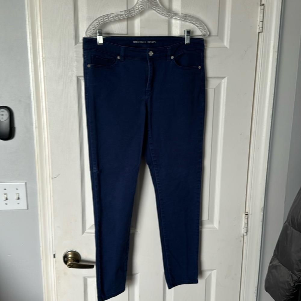 Michael Kors Blue Denim Skinny Pants size 8